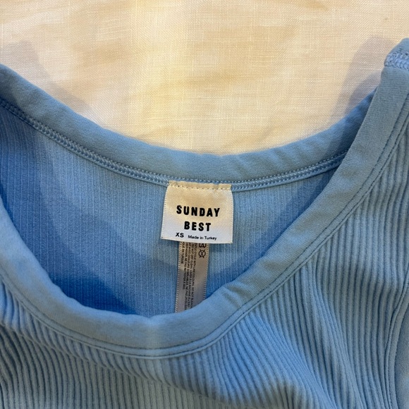 Sunday Best Blue Ribbed Too - Picture 2 of 3